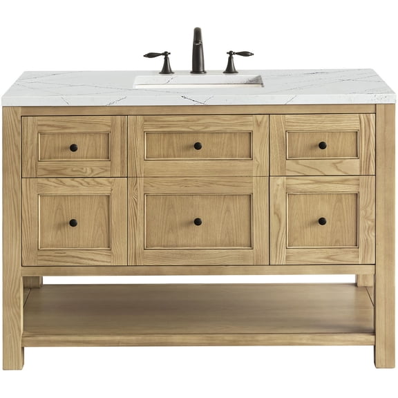 James Martin Vanities 330-V48-LNO-FENC Breckenridge 48" Free Standing Single Basin