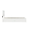 thumbnail image 6 of Tahoe Contemporary Metal Eco-Friendly Wood Headboard, Queen, White, 6 of 7