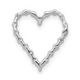 thumbnail image 4 of 14k White Gold Diamond Heart Slide XP2275AA, 4 of 4
