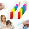 thumbnail image 1 of Onglets d'Index Adhésifs pour Pages de Livre 500 Pcs 2 Pouces Pages Colorées Inscriptibles Marqueurs Onglets de Fichiers Repositionnables Étiquettes Autocollants de Lecture pour Livres Carnet, 1 of 9