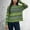 Green, variant on Blmnix Crew Neck Sweater for Women Brown Striped Long Sleeve Womens Fall Clothes Pullover Ribbed Clothing