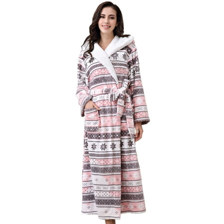 

Richie House Women s Soft and Warm Bathrobe with Hood RHW2800