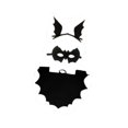 thumbnail image 3 of Disfraz de murciélago de Halloween para niños, ideal para cosplay, festivales, y juegos imaginativos., 3 of 10