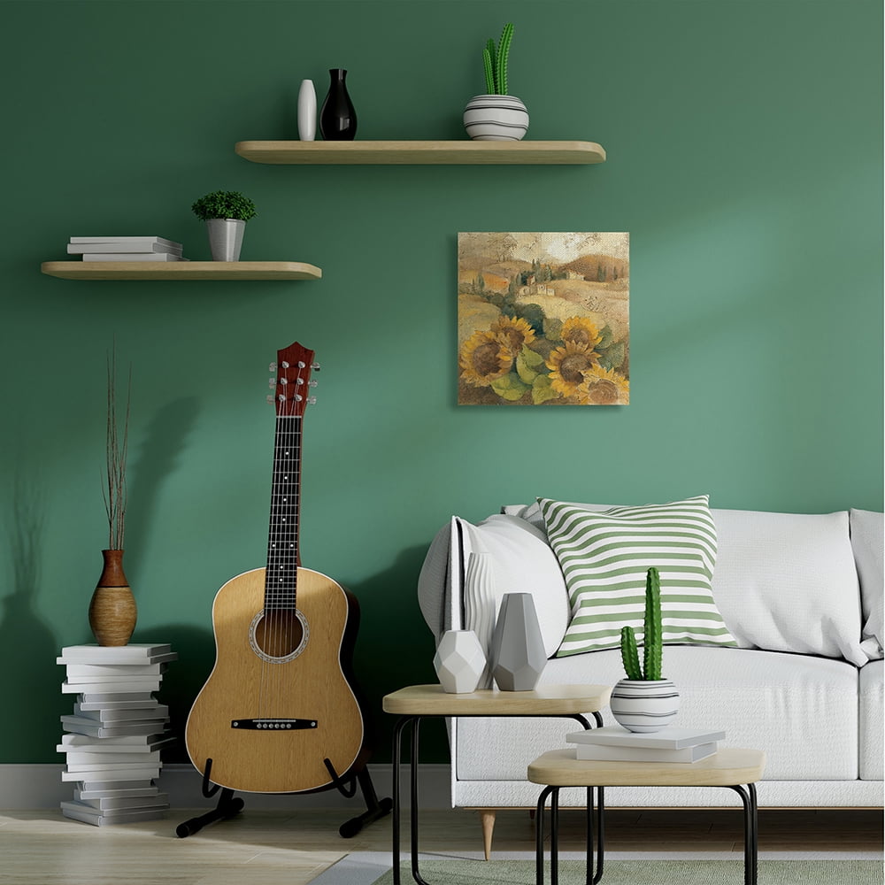 Stupell Industries Vintage Tuscan Sunflowers Soft Yellow Brown Canvas Wall Art by Albena Hristova