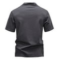 thumbnail image 4 of KyCheLot Men's Turtleneck Summer T Shirts Plus Size Short Sleeve Solid Color Basic Undershirt Tops Slim Tees, 4 of 4