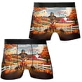 thumbnail image 3 of Thanksgiving Mastiff Pilgrim Grateful, Thankful, Blessed Fall Welcome All Over Print Boxer Briefs Underwear for Men Dad Mastiffs Dog Lover Gifts Idea - 00021, 3 of 6
