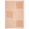 thumbnail image 2 of Safavieh Courtyard Eileen Geometric Indoor/Outdoor Area Rug, Natural/Terracotta, 4' x 5'7", 2 of 14