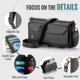 thumbnail image 5 of Bandolera para iPhone X XS Cartera【Bloqueo RFID】con Ranura para Billetes con Cremallera y 7 Tarjeteros, Correa Magnética para Hombro y Muñeca de Cuero PU Suave para iPhone X XS Cartera para Mujer, 5 of 9