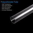thumbnail image 4 of Plastic Pipe Rigid Tube Clear 0.67"(17mm) ID 0.78"(20mm) OD 9.6" (245mm) for Lighting, Water Plumbing, Pack of 3, 4 of 6