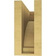 thumbnail image 4 of 6"W x 18"D x 12"H Classic Rivera Rough Cedar Woodgrain TimberThane Corbel, Primed Tan, 4 of 6
