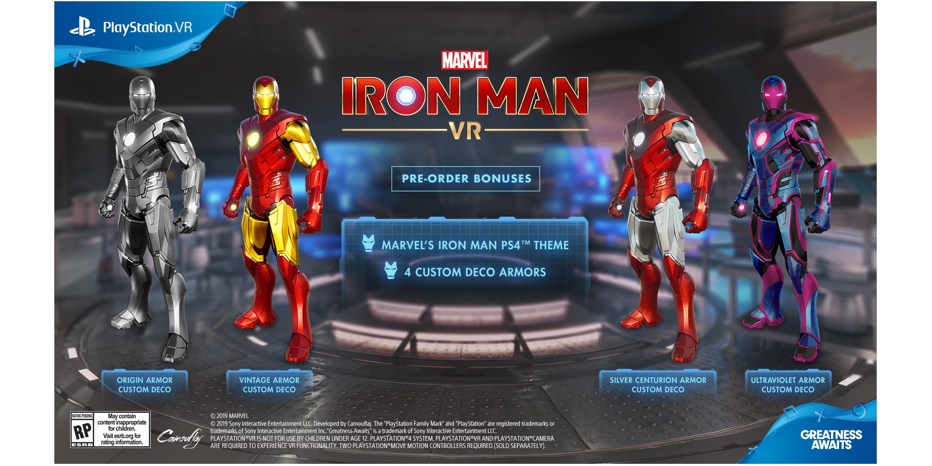 Marvel S Iron Man Vr Sony Playstation 4 711719520979 Walmart Com Walmart Com - captain americas fitness challenge roblox marvel universe