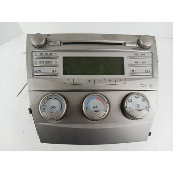 Pre-Owned 10 11 Toyota Camry AM FM CD Radio Temperature Controls OEM - Verify Specific Vehicle Fitment In Description - (Good)