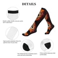 thumbnail image 5 of Lsque Satanic Skull Pattern Sport Compression Socks for Men & Women 15-20 mmHg Knee High Nurse Pregnant Running Medical and Travel Athletic, 5 of 6