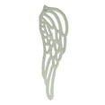 thumbnail image 5 of Zeckos Cast Iron Angel Wings Wall Sculpture White Set of Two, 5 of 7