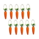 thumbnail image 5 of Paquete de 10 adornos colgantes de zanahoria para puertas de ventana: hermosos adornos colgantes de zanahoria para puertas de ventana, 5 of 9