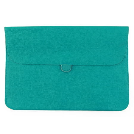 Solo 15.4 Leather Laptop - PC Computer PU Leather Pouch Cover Laptop Sleeve Green for Macbook 15.4 Inch
