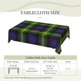 thumbnail image 6 of Rectangle Table Cloth, Scottish Clan Watson Tartan Plaid Resistant Washable Tablecloth Decorative Table Cover for Dining, Indoor and Outdoor, 6 of 6