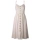thumbnail image 3 of Vestidos para mujer Vestidos casuales Botones erógenos a rayas Fuera del hombro Vestido sin mangas Vestido de princesa Mini vestido Odeerbi ODB-5, 3 of 5