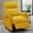 Yellow, variant on UWR-Nite Electric Power Recliner Chair, Breathable Fabric Reclining Chair with USB Ports, Bedroom Living Room Small Recliners, Home Theater Seating