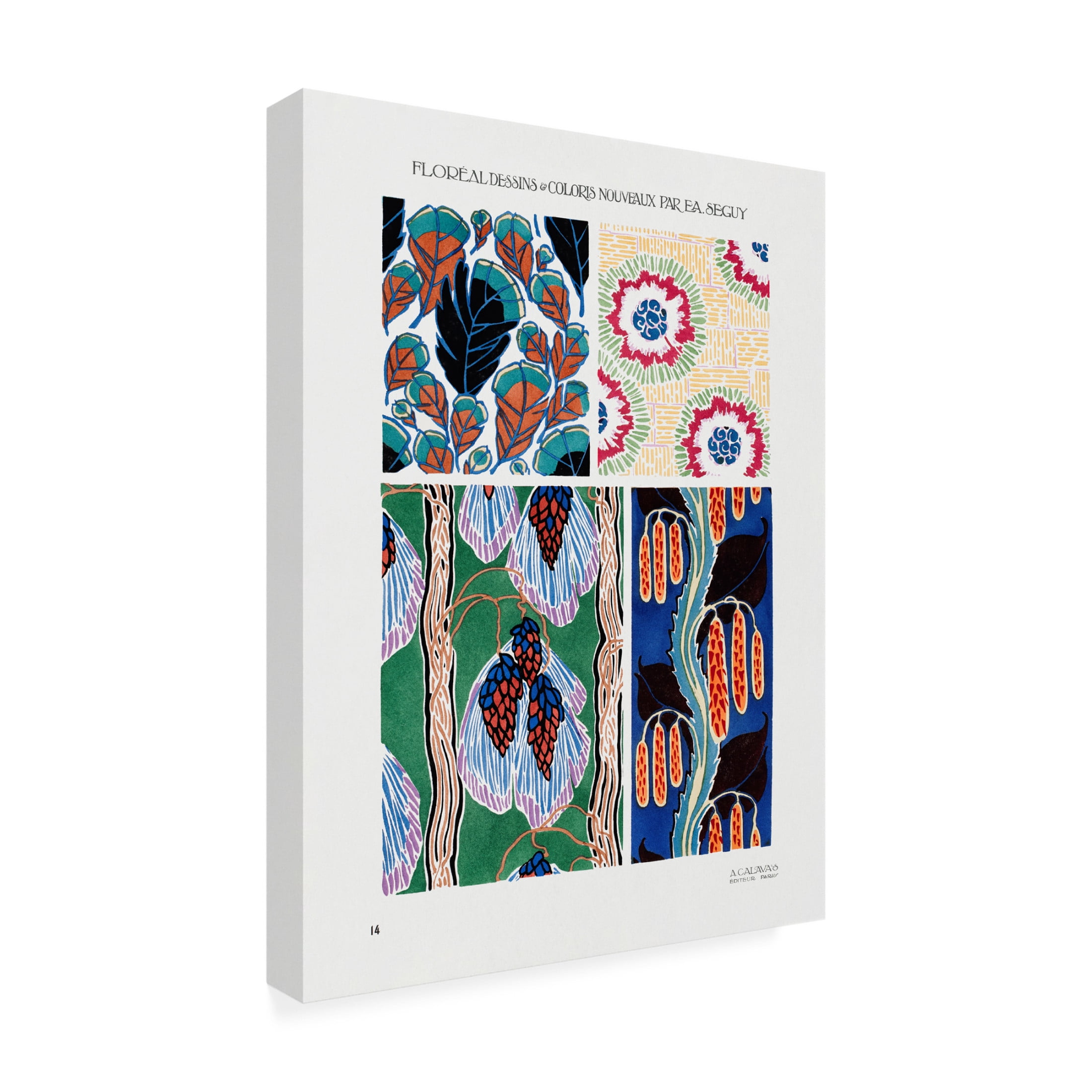 Trademark Fine Art Pictufy   Patterns 14 Canvas Wall Art