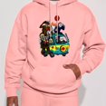 thumbnail image 1 of Sudadera con capucha con estampado de villanos cómicos en el automóvil, sudaderas con capucha geniales para hombres, sudadera con capucha de diseño gráfico informal para hombres con bolsillo de cangur, 1 of 4