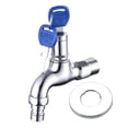thumbnail image 2 of koolsoo Lockable Faucet Replacement with Key Outdoor Faucet for Workshop Garden Home 4 Points 13x9.2x2cm, 2 of 9
