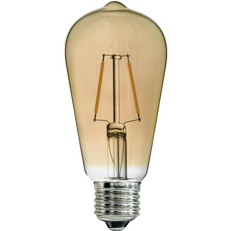 Renwil Timmons 3-Light Modern Glass LED Light Bulb in Clear (Pack of 3)