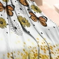 thumbnail image 3 of White Butterfly Flower Dot Pattern Blanket,Comfortable Soft Flannel Throw Blanket,All Season,Warm Lightweight Blankets for Sofa Bed Couch Living Room Chair,30"x40", 3 of 4