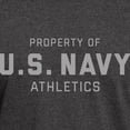 thumbnail image 3 of CafePress - Property Of U.S. Navy Athletics Dark T Shirt - Men's Classic Graphic Cotton T-Shirt, 3 of 4