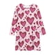 thumbnail image 3 of TaTaai Valentine Heart Print Long Sleeve A-Line Skater Dress, Valentine's Day Gift, Casual Party Twirly Dress Gift, 3 of 5