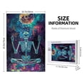 thumbnail image 4 of Rateoe Space Skeleton Meditation Pattern Wooden Picture Puzzle ,1000 Piece Jigsaw Puzzle ,Family Fun Puzzle, Home Décor Puzzle, Gift Puzzle(Vertical style), 4 of 9