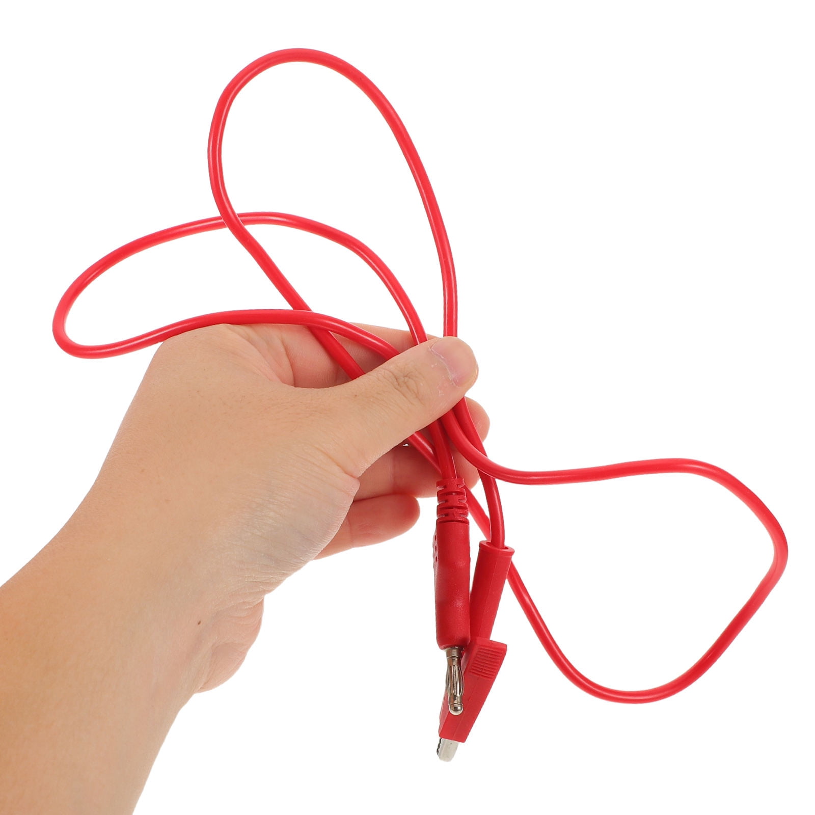 ELAYARD 3Pcs Flexible Jumper Cable Clamps with Banana Plug Test Wire for Stable Circuit Testing