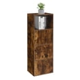 thumbnail image 3 of Xtra Storage Three-Door Cabinet with Shelf in Walnut Wood Finish, 3 of 8