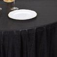 thumbnail image 6 of BalsaCircle 120 in Black Sequin Dots Polyester Round Tablecloth Wedding Party Events Reception Decorations Supplies, 6 of 6