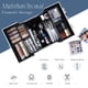 thumbnail image 4 of Estuche de tren de maquillaje profesional Caja de maquillaje de aluminio Bandejas de 4 niveles Estuche de tren para artesanos Organizador de almacenamiento de joyas con caja de almacenamiento de maqui, 4 of 5
