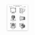 thumbnail image 1 of Computers and Electronics Patent Poster Technical Art Print Computer Gaming Room Wall Art Canvas Paitning Decor Gifts For Geeks, 1 of 6