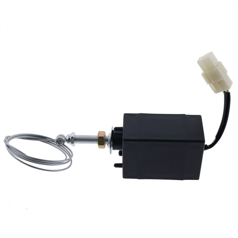 12V XHQ-PT Engine Stop Solenoid – Electromagnetic Throttle Adjuster Valve, 6-Month Warranty