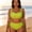 A297 Green, variant on Swimsuits for Women Sweetheart Neck High Waisted Ruched Bikini Sets Smooth Side Tie Drawstring Details Tummy Control Flattering Beachwear