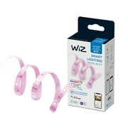 WiZ Connected 1M/3ft Smart Wifi LED White and Color Light Strip Extension, 16 Million Colors, Dimmable, Indoor Use
