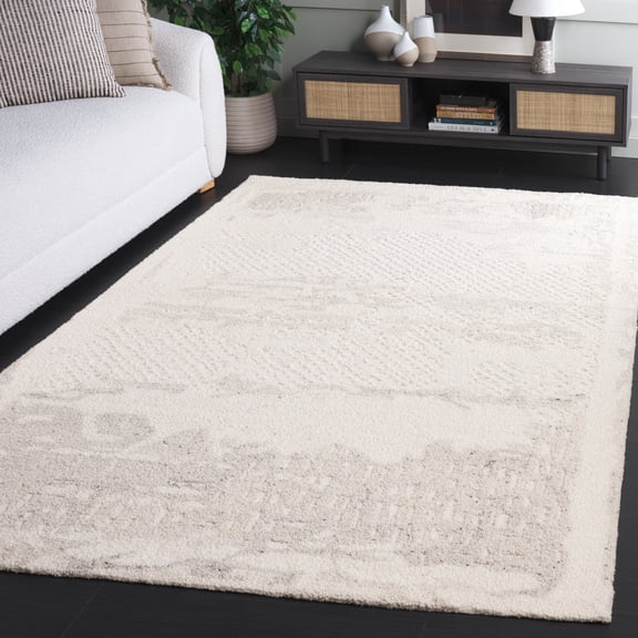 Safavieh Harvest Mordikai Distressed Area Rug, Ivory/Gray, 5' x 8'