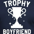 thumbnail image 3 of CafePress - Trophy Boyfriend Men's Fitted T Shirt (Dark) - Men's Fitted T-Shirt, 3 of 4