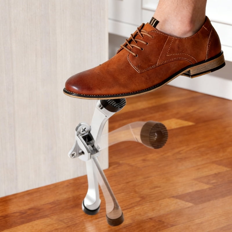 Durability Metal Door Stop Commercial Grade Foot Operated Door Stoppers for Noises Reduction and Wall Protecting