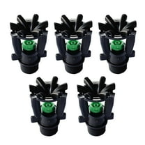 Hxlamzoo 360-Degree Rotating Plastic Garden Irrigation Nozzle, 5-Pack Adjustable Sprinkler Head for Efficient Agricultural & Horticultural Watering