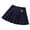 Blue, variant on WhouRiu Toddler Girl's Skirt Summer High Waist A Line Pleated Skirt Kids Solid School Uniform Skirts Black,Sized 2-3