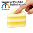 thumbnail image 2 of STPToys Cake Stress Relief Ball, Slow Rising Cute Sensory Fidget Gadget for Anxiety Relief, Perfect for Party Favors, Classroom Rewards - Yellow, 2 of 7