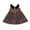 Brown, variant on Fesfesfes Toddler Baby Kids Girls Sleeveless Leopard Print Skirt Dress Princess Dress