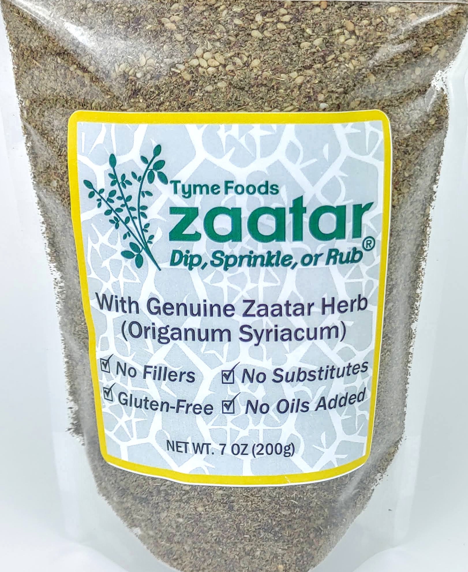 Zaatar Spice Blend With Genuine Zaatar Herb (Hyssop Origanum syriacum