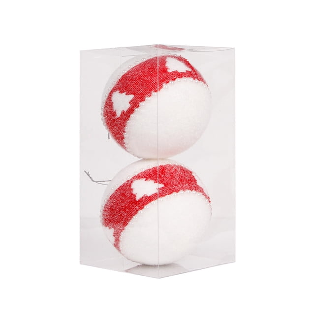 Bola De Navidad Colgante Bolas De Espuma Feliz Navidad Adornos Árbol De Navidad Decoraciones Para Fiestas 2 Uds seitruly HA044225-02