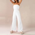 thumbnail image 2 of Fengqque Jumpers for Women with Clearance Overalls Casual Jumpsuits Plus Size Summer Solid Sleeveless Loose Long Playsuits Rompers Jumpsuit, 2 of 7