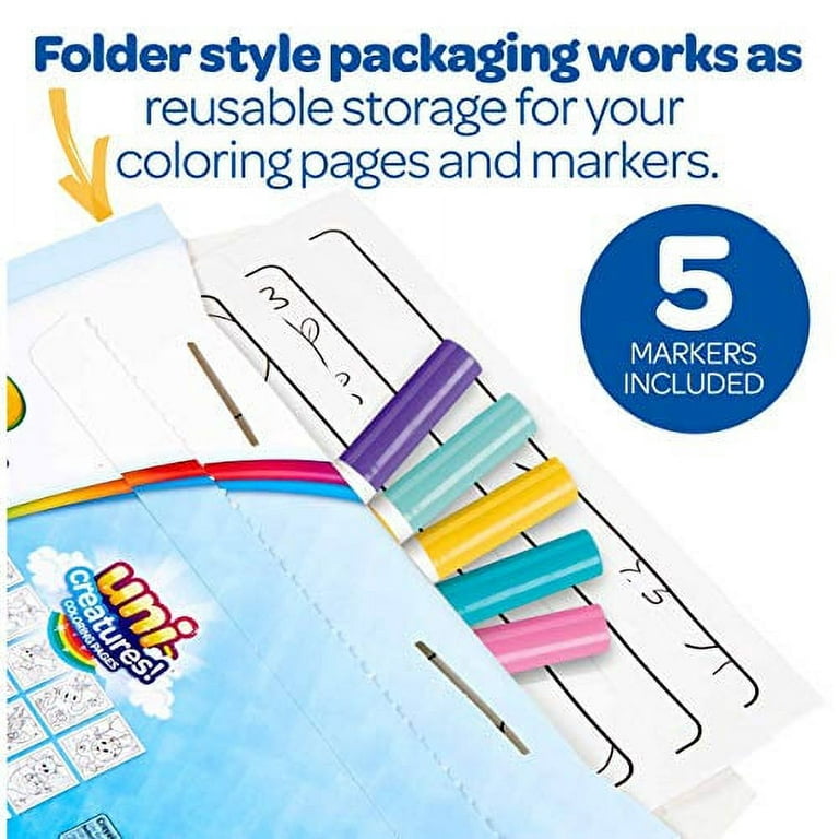 Crayola Color Wonder Unicreatures, Mess Free Coloring Pages